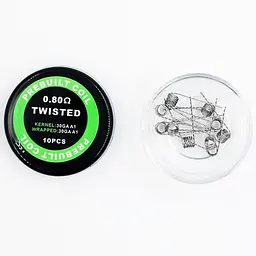 Комплект спиралей Prebuilt Twisted 0.8 Ом 10 шт. (bs073)