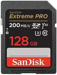 Карта пам'яті SD 128GB C10 UHS-I U3 R200/W90MB/s Extreme Pro V30 SanDisk teh0025036