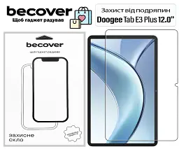 Скло захисне BeCover Doogee Tab E3 Plus 12.0 (713714)