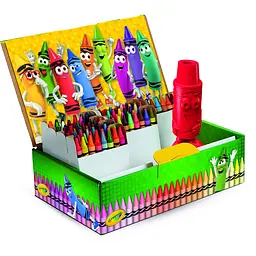 Набір воскової крейди Crayola зі стругачкою 120 шт. (52-6920) - мініатюра 3