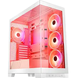 Корпус Modecom VOLCANO SPACE APEX ARGB 4x140 мм fans MIDI USB 3.0x2+TYPE-C WHITE без БЖ ATX (AT-SPACE-PG-20-000000-000)