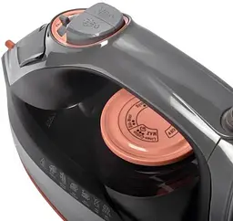 Прасувальна праска Rotex RIC41-C Ultra Glide Керамічне покриття 2400Вт Резервуар 220мл Чорний/Помаранчевий - мініатюра 7