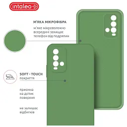 Чохол до мобільного телефона Intaleo SoftShell Xiaomi Redmi 9T Green (1283126564222) - мініатюра 5
