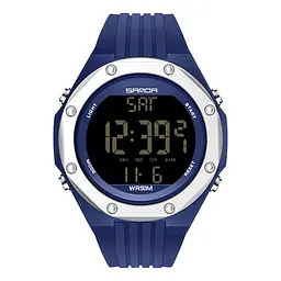 Sanda 6093 Blue-Silver
