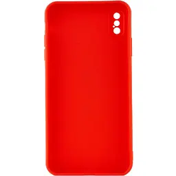 Силіконовий чохол Candy Full Camera для Apple iPhone X / XS (5.8) Червоний / Red - мініатюра 2