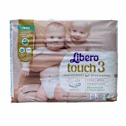 Дитячі підгузники Libero Touch 3 ( 5-9 кг), 48 шт