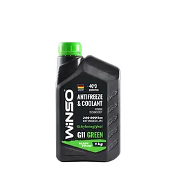 Антифриз Winso Antifreeze & Coolant Green -40°C зелений G11, 1 кг (880960) - мініатюра 2