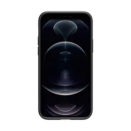 Чехол Spigen Liquid Air для iPhone 12 Pro/12 Matte Black (ACS01701) + защитное стекло - мініатюра 7