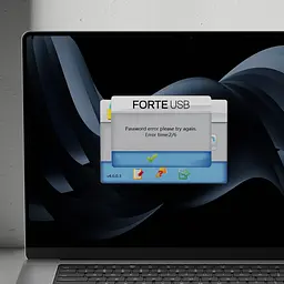 Флеш накопичувач SecuX Forte USB 64GB з шифруванням 1 шт (B0D6RG13DC) - мініатюра 7