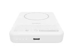 Зовнішній акумулятор (Power Bank) Belkin BoostCharge Slim Magnetic 10000mAh 30W with Kickstand White (BPD016HQWH) - мініатюра 3
