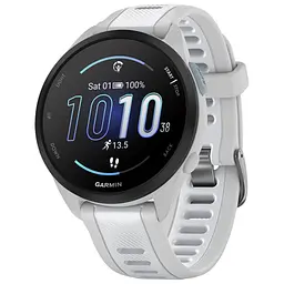 Смарт-годинник Garmin Forerunner 165 Music, Mist Grey/Whitestone, GPS (010-02863-31) - мініатюра 2