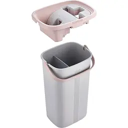 Набір для прибирання Lavine Cool Mop: швабра + відро 10 л сірий (LN-1003-05) - мініатюра 3