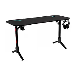 Комп'ютерний стіл GT Racer T-1211 Black (T-1211 (120x60x73) Black) - мініатюра 4