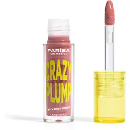 Блиск- плампер для губ Parisa Lipgloss Crazy Plump відтінок №105 Teddy nude  - мініатюра 4