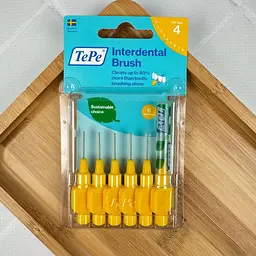 Міжзубна щітка TePe Original жовта (0.7 мм), 6 шт - мініатюра 3
