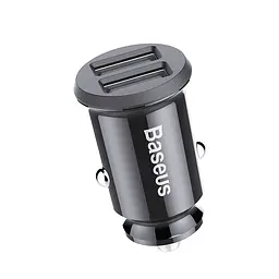 АЗП Baseus Grain 3.1A (2USB-A) (CCALL-ML) Чорний - мініатюра 3