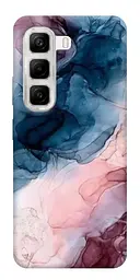 Чохол Demsky Рожево-блакитні розводи для Infinix Hot 50 4G