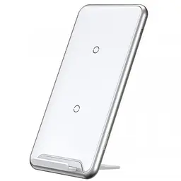 Бездротовий зарядний пристрій Baseus Three-coil Desktop Holder WXHSD-B02 White