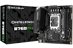 Материнська плата Maxsun Terminator B760ITX D5 (MS-CHALLENGER B760ITX D5) (Socket 1700, Intel B760, Mini-ITX) - мініатюра 6