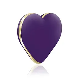 Вібратор-сердечко Rianne S: Heart Vibe Purple, 10 режимів, медичний силікон, подарункове паковання - мініатюра 2