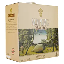 Вино Marani Марніс, біле, сухе, 12,5%, 3 л (392736) - мініатюра 2