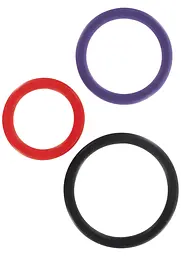 Ерекційне кільце Toy Joy Triple G-Ring Set 3 шт. мульти - мініатюра 2