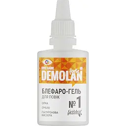 Гель для повік Golden Pharm Демолан форте Блефаро-гель №1 з гіалуроновою кислотою та сіркою 20 мл