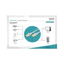 Патч-корд Digitus 15м, CAT 6a S-FTP, AWG 26/7, Cu, LSZH, grey (DK-1644-A-150) - мініатюра 4