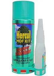 Суперклей 2К аерозольний Hercul MDF KIT 400 мл + 100 г
