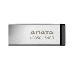 Флеш-накопичувач USB 64Gb UR350, Silver/Black, USB 3.2 Gen 1, до 100 МБ/с (UR350-64G-RSR/BK) ADATA teh0029094 - мініатюра 2