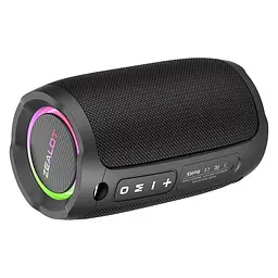 Портативна bluetooth колонка Zealot S49 з LED підсвічуванням чорний - мініатюра 6
