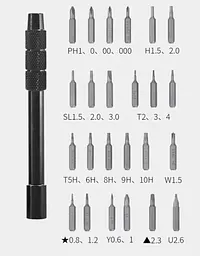 Викрутка Xiaomi Jiuxun Tools Screwdriver + біти 24 шт. (Q/NBJX005) - мініатюра 3