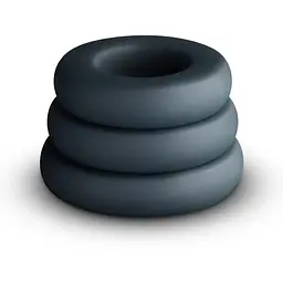 Набір ерекційних кілець BOners 3-Piece Hefty Cock Ring Set - мініатюра 3