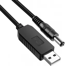 Кабель-перехідник UFT USB 5V-12V для живлення WiFi роутера від павербанка DC 5.5x2.1 - мініатюра 3