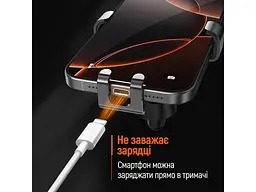 Автомобільний тримач для смартфона ColorWay Gravity Mechanical Car Mount Black (CW-CHG18-BK) - мініатюра 12