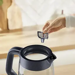 Чайник електричний Tefal Morning Glass Kettle 1.7 л чорний (KO2G08E0) - мініатюра 6