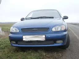 Вії фар для Daewoo Lanos Хвиля Чорні 2 шт Voron glass - мініатюра 2