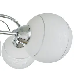 Люстра стельова Brille в спальню E27 60W CH (LK-691C/5) - мініатюра 3
