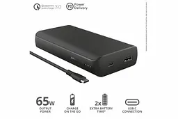 Power Bank Trust Laro 20000mAh, 65W USB-C Black - мініатюра 6