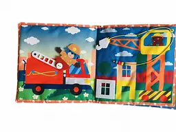 Фетрова книга для малят Bambini Авто - мініатюра 7