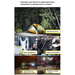 Робочий ліхтар Quantum Worklight Worker 15W COB+LED з функцією Power Bank (QM-FL2030) - мініатюра 5