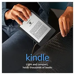 Електронна книга Amazon Kindle 11th Gen 2022 Black Refurbished, пам"ять 16GB, дисплей 6 E Ink Carta, HD-екран, дисплей антивідблиску, підсвічування, сенсорний екран, функція читання вголос, Bluetooth/Wi-Fi, веб-браузер, 300 dpi, чорна - мініатюра 2