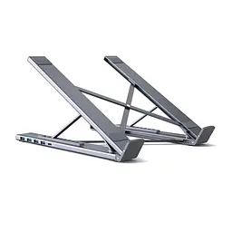 USB-C хаб-підставка 7-в-1 Choetech M57 HDMI 4K@30Hz, 2 USB 3.0, USB-C Data, USB-C PD 100W, SD-card, TF-card (43-00174)