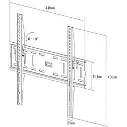 Кріплення для телевізора X-Digital Steel ST315 Black [133633] - мініатюра 2