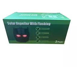 Відлякувачі тварин "Нічний захист" BaseTech 2 штуки Solar Repeller With Flashing - мініатюра 4