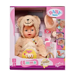 Інтерактивна лялька BABY born Емма у костюмі ведмедика 43 см (837115) - мініатюра 3