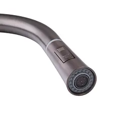Змішувач для кухні з висувним виливом Mixxus Premium Pull 014 graphite MI6959 Графіт - мініатюра 5