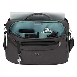 Сумка-рюкзак Wenger MX Commute 16" сіра - мініатюра 2