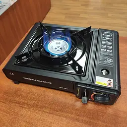 Газовий пальник Portable Gas Stove BDZ-155-A, з регулятором полум'я, сопло Ø23 мм, автоматичний підпал - мініатюра 2