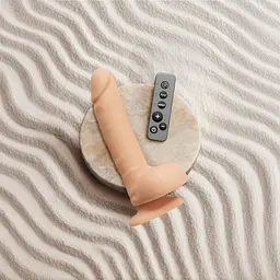 Фалоімітатор Strap-on-me Rotating Vibrating Realistic Dildo з вібрацією і ротацією, L - мініатюра 7
